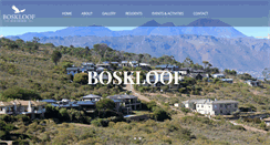 Desktop Screenshot of boskloof.co.za